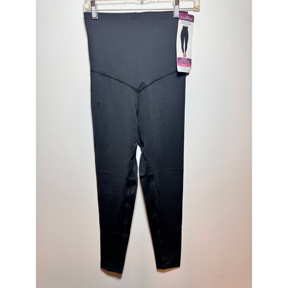 Brand New Curveez Women's Large Black Stunning Shape Shapewear Leggings Hi Waist - Picture 2 of 14